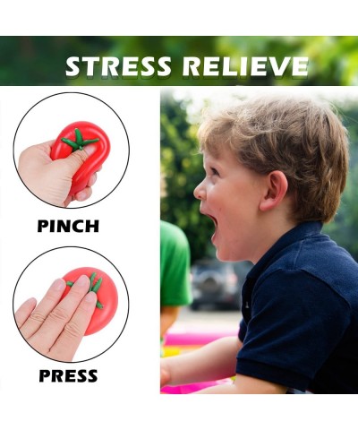 Tomatoes Squishy Imitation Tomatoes Stress Relieve Tomato Vent Water Ball TPR Materials Most Interesting Play Tricks Relieve ...