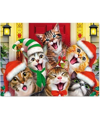 Full Drill 5d Diamond Painting Kits Cross Stitch Craft Kit New DIY Kits for Kids Adults Paint by Number Kits (Christmas Cat 3...