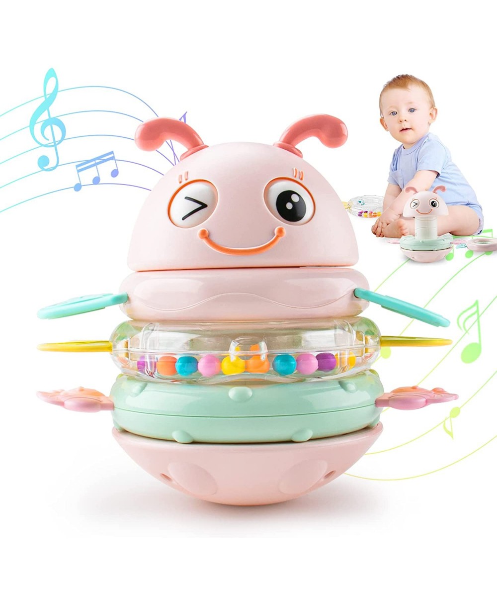 My First Stacking Ring Baby Toy Baby Montessori Sensory Toys Educational Toys with Teether Rattle and Tumbler for Baby Boys a...