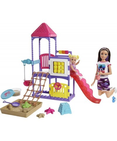 Skipper Babysitters Inc. Climb 'n Explore Playground Dolls & Playset with Babysitting Skipper Doll Toddler Doll Play Station ...