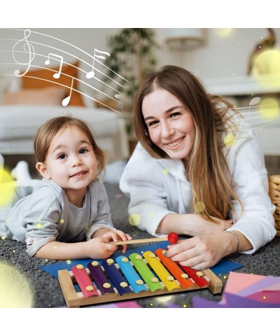 Toddler Musical Instruments Set Wooden Percussion Instruments Toy for Kids Baby Preschool Educational Musical Toys for Boys a...