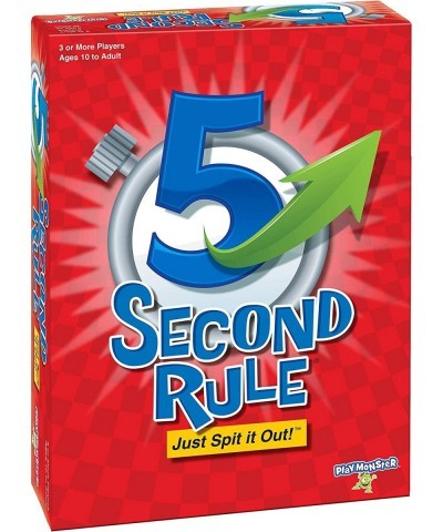 5 Second Rule Party Game - 2nd Edition - Think Fast and Shout Out Answers - Ages 10+ $32.75 Card Games