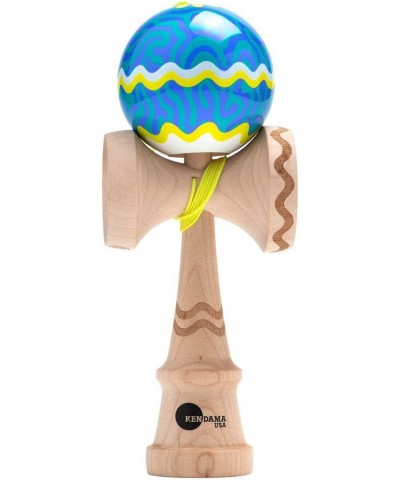 Kaizen Coral Kendamas - Super Sticky Paint - Challenging Skill Toy (Blue) $58.63 Yo-Yos