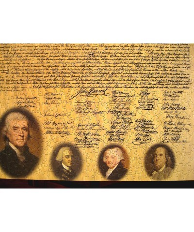 The Declaration of Independence Jigsaw Puzzle 750-Piece $39.42 Jigsaw Puzzles