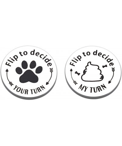 Pet Owner Gifts for Women Men Dog Cat Lovers Gift for Dog Cat Mom Dad Decision Coin for Pet New Parents Friends Double-Sided ...