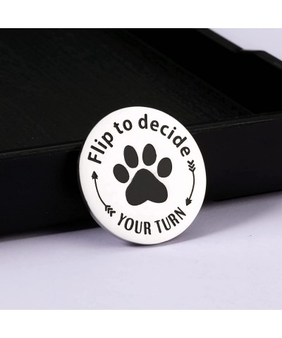 Pet Owner Gifts for Women Men Dog Cat Lovers Gift for Dog Cat Mom Dad Decision Coin for Pet New Parents Friends Double-Sided ...