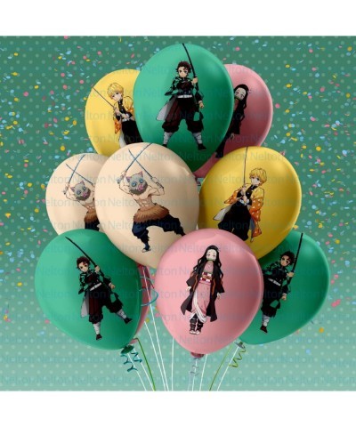 Party Supplies For Demon Slayer Includes Backdrop - Cake Topper - 24 Cupcake Toppers - 20 Balloons - Table Cloth - Banner $33...