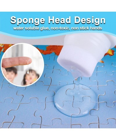 Newest Jigsaw Puzzle Glue Clear with Sponge Head Applicator Puzzle Saver Frame for 1000/1500/3000 Pieces Puzzle of Paper & Wo...