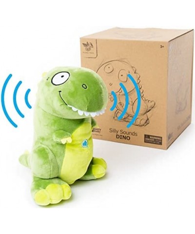 Silly Sounds Plush Talking Dinosaur Stuffed Animal - Makes Over 20 Silly Sounds - Burps Farts and Roars - 10 Inches - T-Rex -...