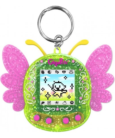 Giga Pets Pixie Virtual Pet Electronic Toy (Green) Upgraded Nostalgic 90s Toy 8 Different Pixie Evolutions Collect Elements C...