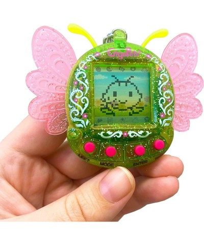 Giga Pets Pixie Virtual Pet Electronic Toy (Green) Upgraded Nostalgic 90s Toy 8 Different Pixie Evolutions Collect Elements C...