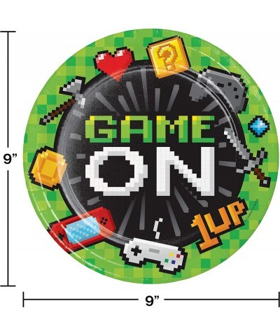 Video Game Party Plate 8.75" Multicolor $14.42 Kids' Party Tableware