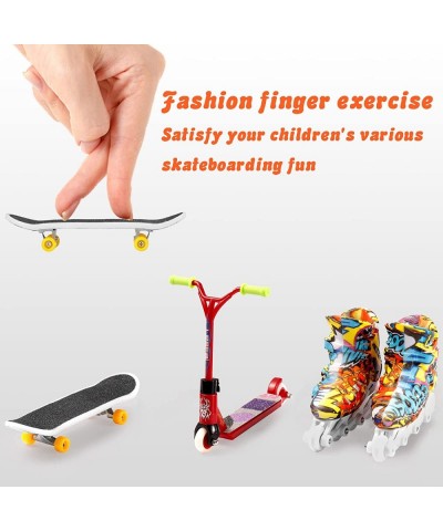 Fingerboard Ramps Ramp Skate Park Kit Bigger Finger Skateboard Ramps Contain Skateboards Ramps Scooters Skates Teen Girl Gift...