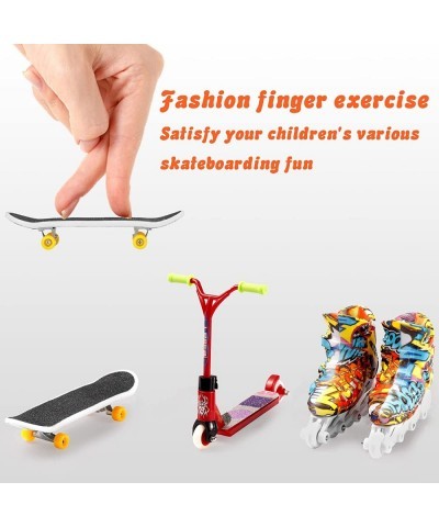 Fingerboard Ramps Ramp Skate Park Kit Bigger Finger Skateboard Ramps Contain Skateboards Ramps Scooters Skates Teen Girl Gift...