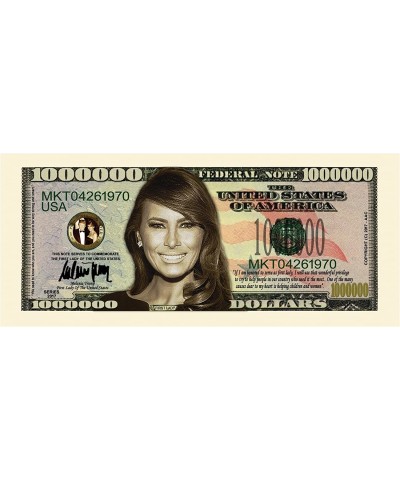 Melania Trump - First Lady - First Family Million Dollar Bill - (Pack of 25) $22.08 Gags & Practical Joke Toys