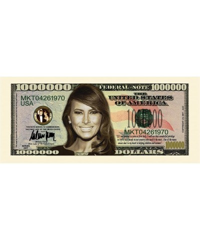 Melania Trump - First Lady - First Family Million Dollar Bill - (Pack of 25) $22.08 Gags & Practical Joke Toys