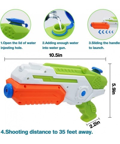 Water Gun 2 Pack Squirt Guns Water Guns for Kids Adults High Capacity Summer Water Blaster Toy for Swimming Pools Party Outdo...