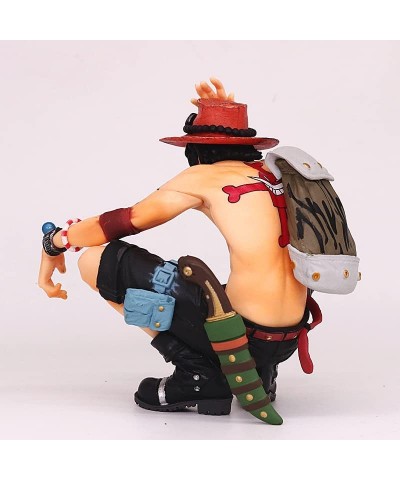 One Piece Figure Portgas D Ace Action Figure Realistic Anime Character Model Ornament Anime Collection Model Doll Toy Decorat...