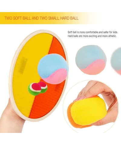 Toss and Catch Ball Set Outdoor Toys Games for Kids Upgraded Paddle Ball Game Set Beach Games for Kids with 4 Paddles 4 Balls...