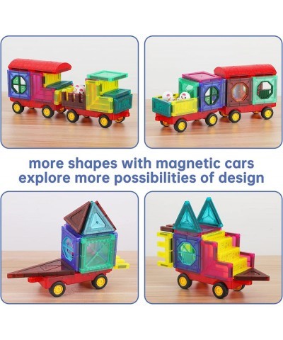 Magnetic Tiles 73 PCS Stacking Building Blocks for Kids Toys Montessori Toys for Children STEM Preschool Educational Learning...