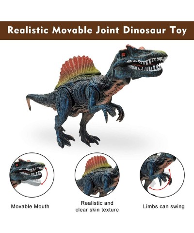 Dinosaur Figures Toy with info Card 8 Pack Realistic Jurassic Dino Set 5.1"-9.4" inch Action Figurines Playset for 3 4 5 6 Ye...