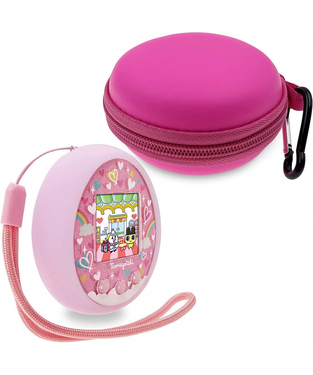 Protective Carrying Case and Silicone Skin Shell Cover for Tamagotchi on Interactive Pet Machine Compatible Tamagotchi on Acc...