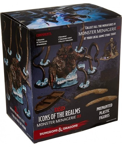 Dungeons & Dragons Icons of The Realms Monster Menagerie III Kraken and Islands $80.16 Board Games