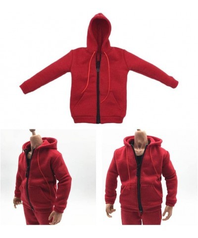 1/6 Hoodie Casual Clothes for 12 '' Male Action Figure red $23.58 Doll Accessories