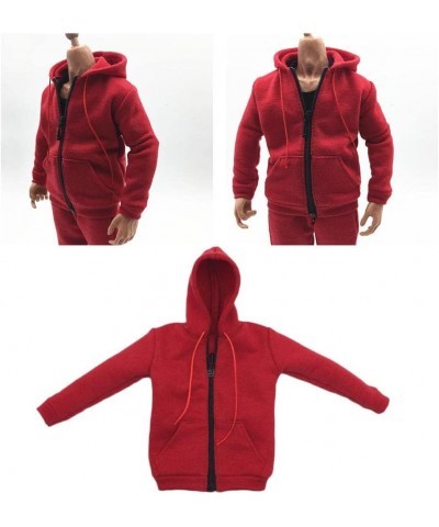 1/6 Hoodie Casual Clothes for 12 '' Male Action Figure red $23.58 Doll Accessories