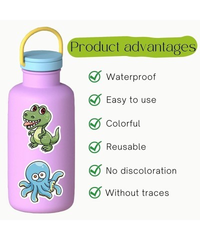 100PCS Cute Animal Stickers for Kids Cartoon Vinyl Waterproof Stickers for Water Bottle Laptop Toy Skateboard Guitar Window $...