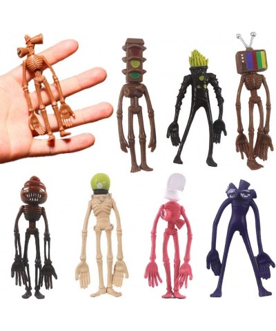 8 PCS Double Head Figure Horror Monsters Toy Doll Action Figurine Model Decorations Plastic Ornaments Gift for Kids Adults 5....