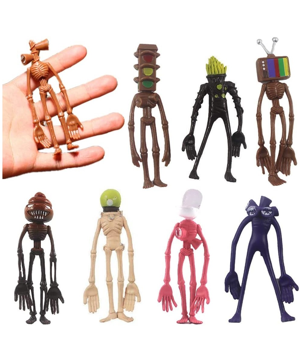 8 PCS Double Head Figure Horror Monsters Toy Doll Action Figurine Model Decorations Plastic Ornaments Gift for Kids Adults 5....