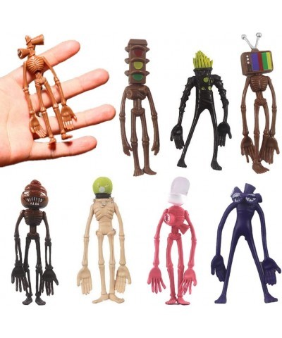 8 PCS Double Head Figure Horror Monsters Toy Doll Action Figurine Model Decorations Plastic Ornaments Gift for Kids Adults 5....