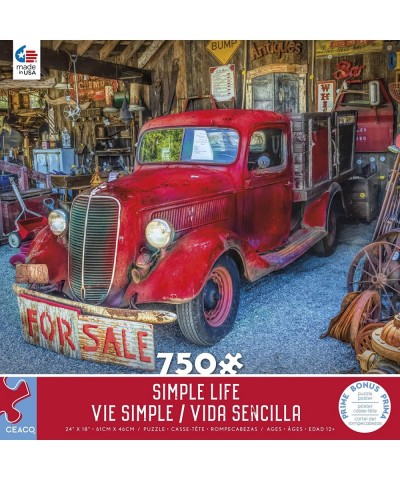 Simple Life - All in Red - 750 Piece Jigsaw Puzzle $25.53 Jigsaw Puzzles