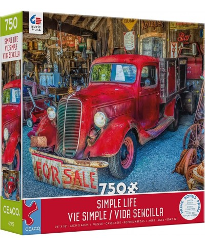 Simple Life - All in Red - 750 Piece Jigsaw Puzzle $25.53 Jigsaw Puzzles