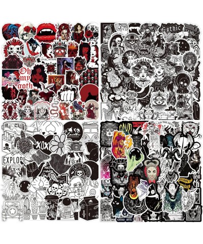 200 Pieces Gothic Stickers for Water Bottle VSCO Waterproof Stickers Laptop Water Bottle Phone Skateboard Stickers for Teens ...