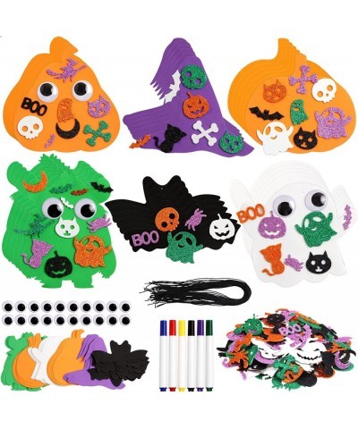 Halloween Foam Craft Kits for Kids Pumpkin Monster Stickers for Party Favor Supplies 36 Sets $18.87 Kids' Stickers