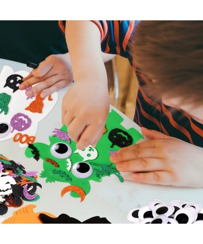 Halloween Foam Craft Kits for Kids Pumpkin Monster Stickers for Party Favor Supplies 36 Sets $18.87 Kids' Stickers