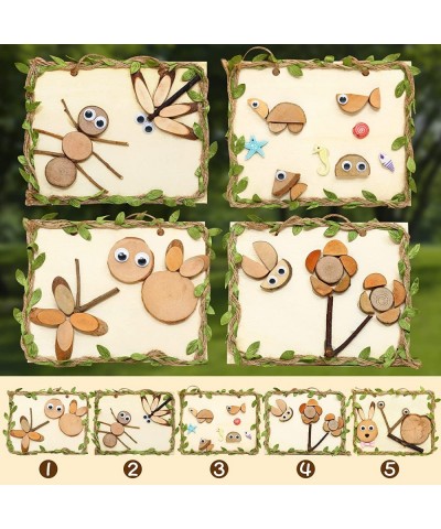 Wooden Craft Kit 5 Pack - DIY Crafts for Kids - Kids Bulk Arts and Crafts Set Wood Painting Craft Kit and Art Set for Kids Ar...