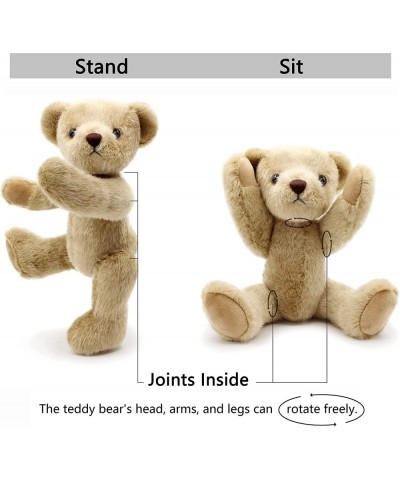 Jointed Teddy Bear Stuffed Animals Small Soft Plush Toy with Cloth (Rose Red 13Inch) $41.60 Stuffed Animals & Teddy Bears