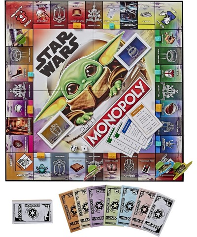 Monopoly: Star Wars The Child Edition Board Game for Families and Kids Ages 8 and Up Featuring The Child Who Fans Call Baby Y...