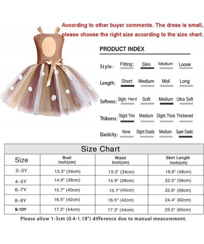 Girls Reindeer Deer Kids Elf Costume Christmas Animal Costume Princess Dress Birthday Giraffe Antlers Headband $54.82 Kids' C...