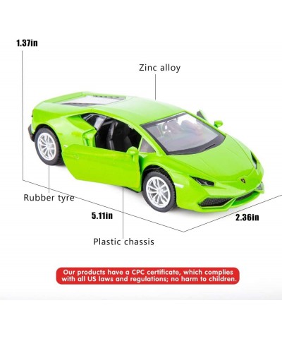 1/36 Scale Huracan LP610-4 Casting Car Model Zinc Alloy Toy Car for Kids Pull Back Vehicles Toy Car for Toddlers Kids Boys Gi...