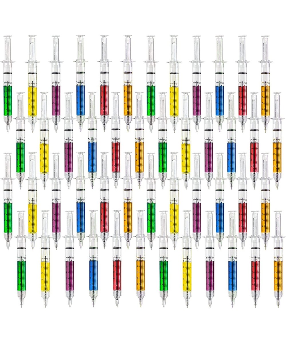 Syringe Pens - 36 Pcs 3 Colors Retractable Fun Nurse Pens Novelty Medical Ballpoint Pens Gifts for Nurses Nurse Doctor Preten...