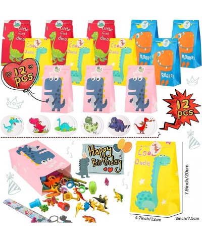 144 Pieces Dinosaur Party Favors Set Dinosaur Birthday Party Supplies Dinosaur Party Bags Felt Dinosaur Masks Dinosaur Slap B...