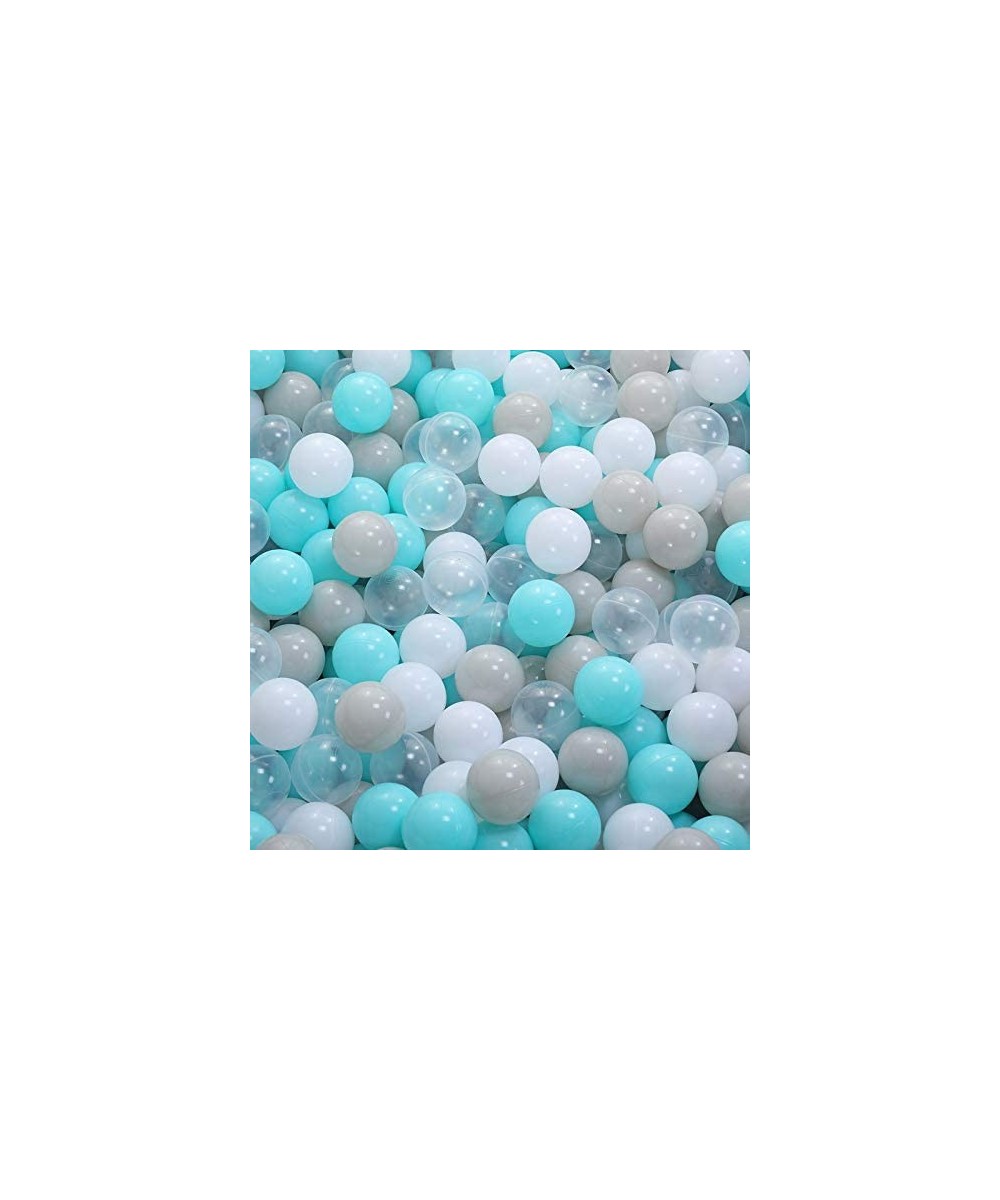 Ball Pit Balls Crush Proof Plastic Children's Toy Balls Ocean Balls Small Size 2.15 Inch Phthalate & BPA Free Pack of 100 Whi...