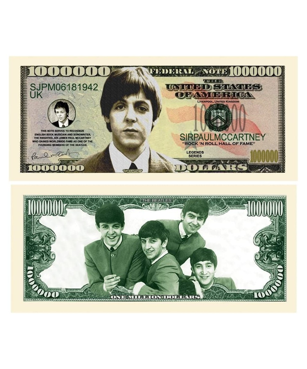 Paul McCartney Million Dollar Bill in Protective Holder $15.34 Gags & Practical Joke Toys