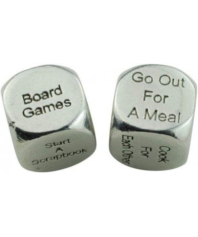 50 Year Anniversary Metal Date Night Dice - Create a Unique 50th Anniversary Date Night $30.28 Game Accessories