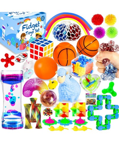 38PCS Sensory Fidget Toys Set Stress Anxiety Relief Assortment Toys for Kids Adults Party Favors Carnival Prize Classroom Rew...