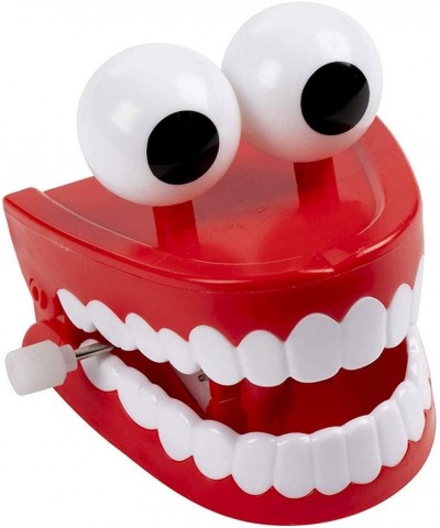 Wind-up Chattering Toy Chomping Teeth Plastic Red Props with Eyes for Party Christmas Halloween Favors $16.48 Spring & Wind-U...